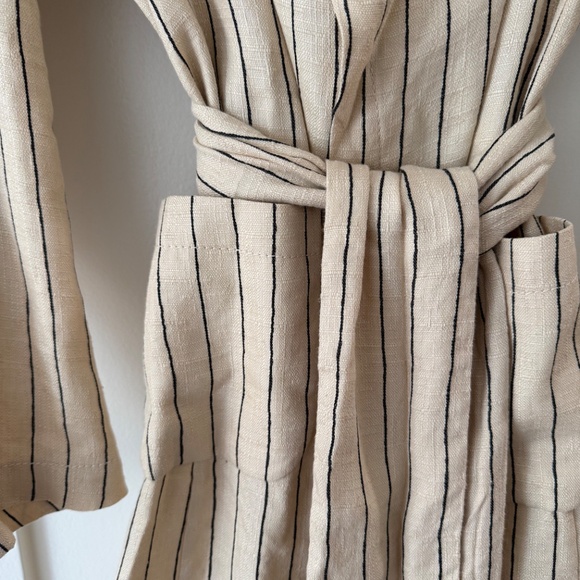 Italian Linen Lightweight Trench style Jacket - Picture 5 of 5